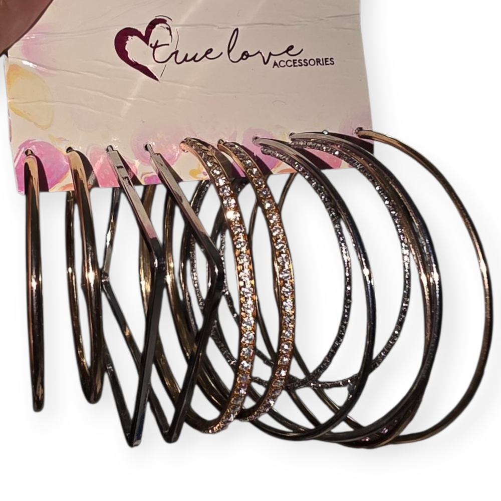 ☆True Love Accessories Hoop Earrings Set☆